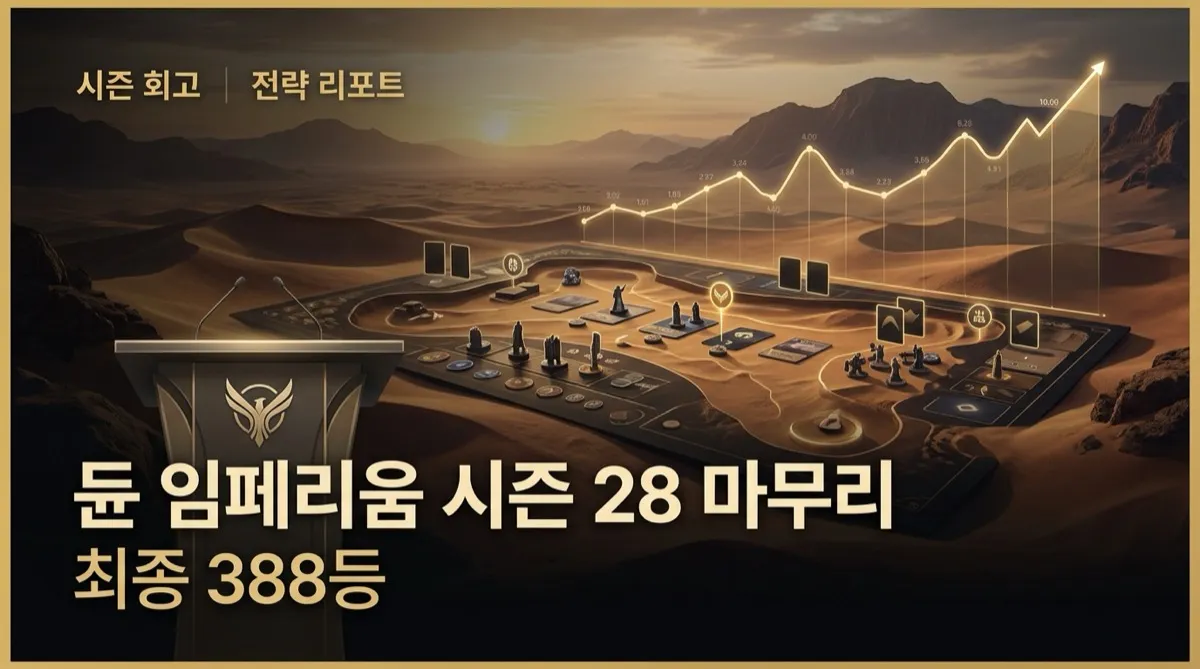 듄 임페리움 디지털 시즌 28 마무리, 최종 388등 썸네일